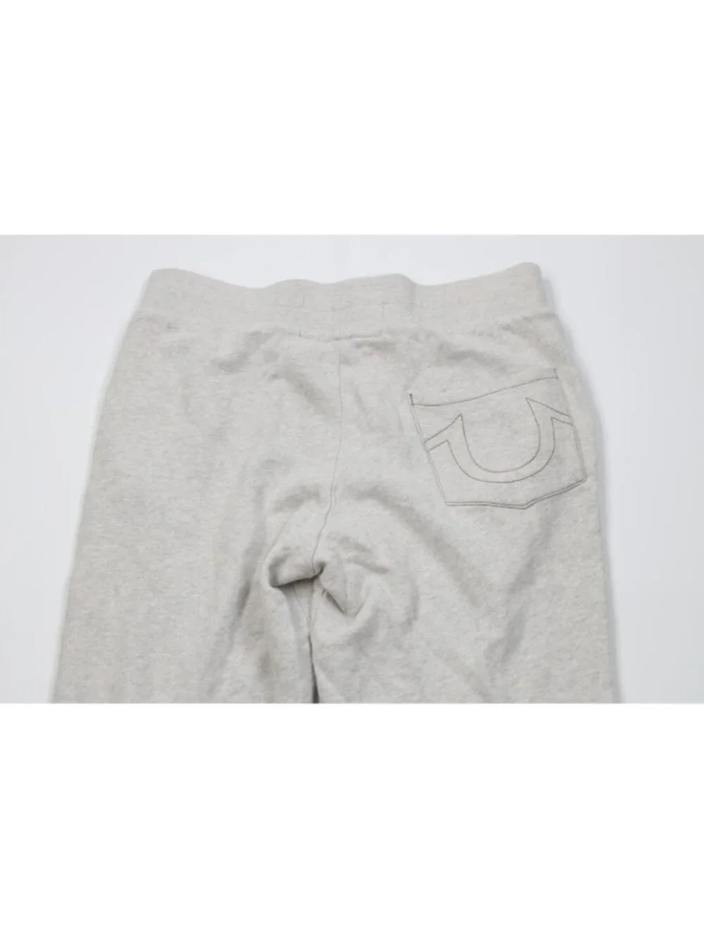 True Religion Mens Medium Classic Logo French Terry Cuffed Sweatpants Joggers
